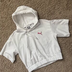 Ladies Puma Cropped Hooded Tee 💙